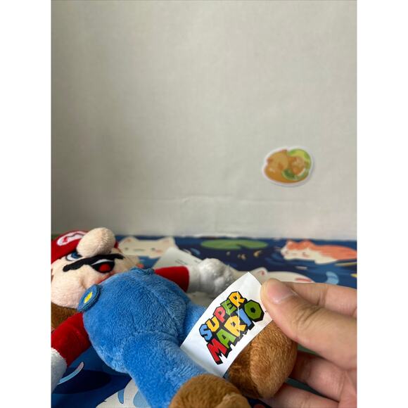 Super Mario Brothers Nintendo Mario Plush Stuffed Animal Toy Doll 2017 Goodstuff - Picture 6 of 9